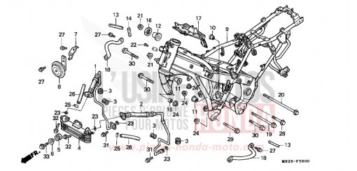 FRAME BODY CBR1000FM de 1991